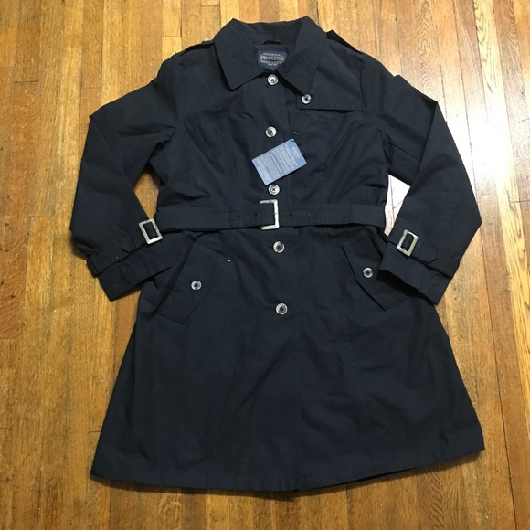 Pendleton Ladies' Trench Coat - Black - Picture 6 of 14